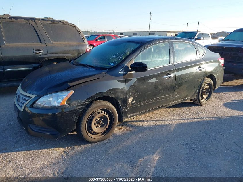 2015 NISSAN SENTRA S - 3N1AB7AP2FY249453