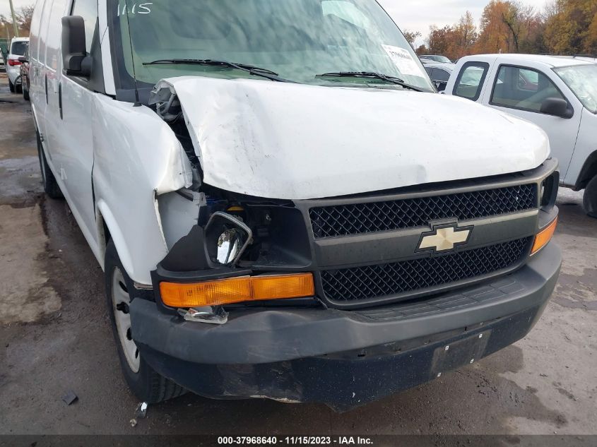 2014 CHEVROLET EXPRESS 1500 WORK VAN 1GCSGAFX1E1105288