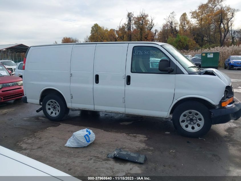 2014 CHEVROLET EXPRESS 1500 WORK VAN 1GCSGAFX1E1105288
