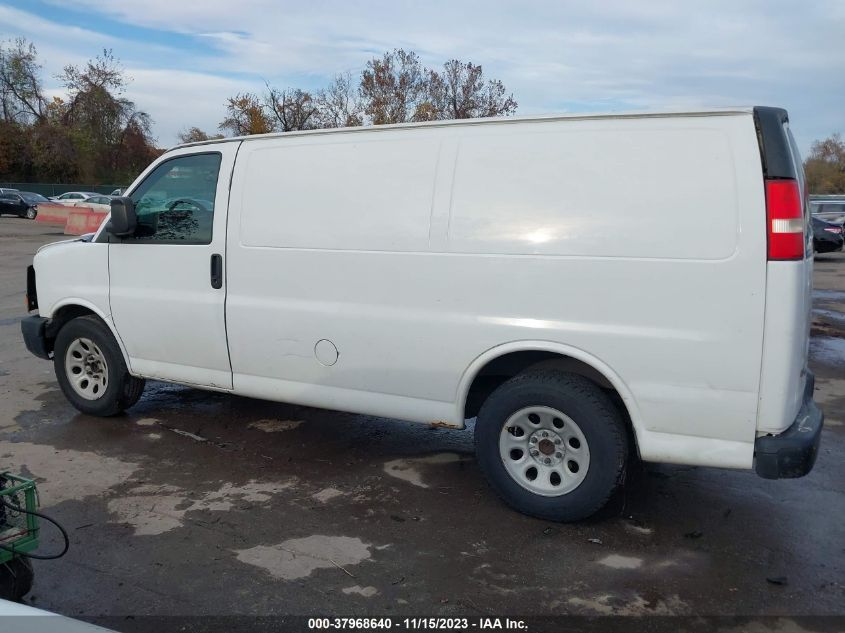 2014 CHEVROLET EXPRESS 1500 WORK VAN 1GCSGAFX1E1105288
