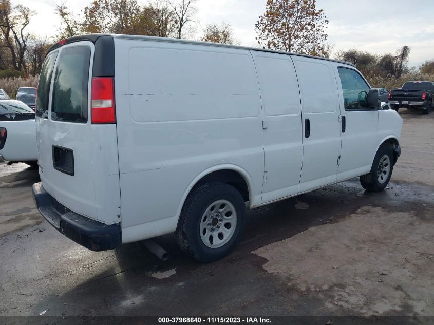 2014 CHEVROLET EXPRESS 1500 WORK VAN 1GCSGAFX1E1105288