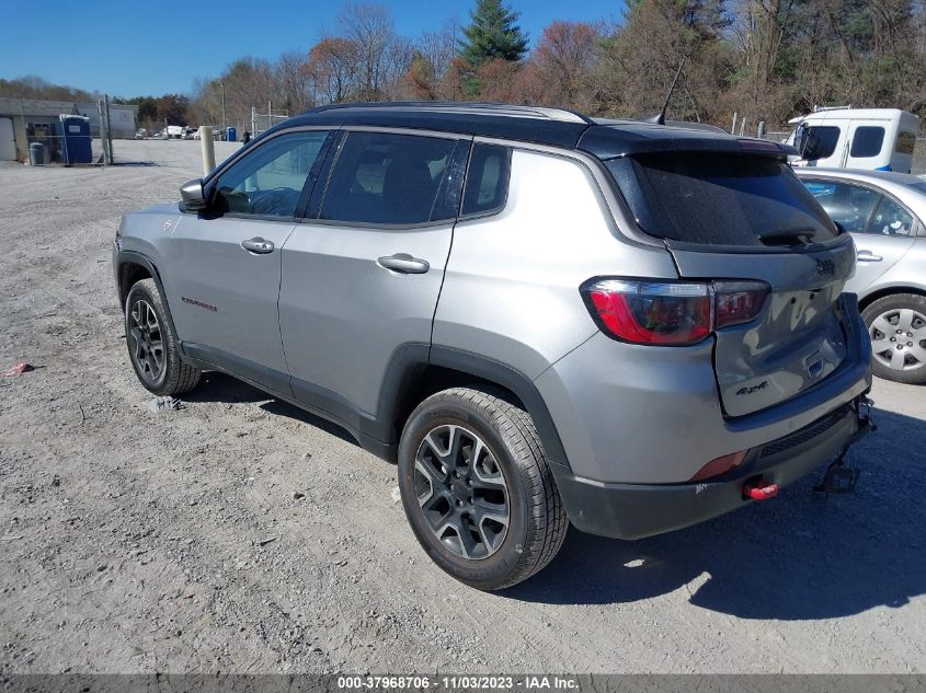 VIN 3C4NJDDB1MT524059 2021 JEEP COMPASS TRAILHAWK