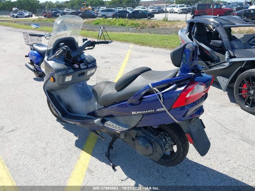 2005 SUZUKI AN400 K3 JS1CK43A252102179