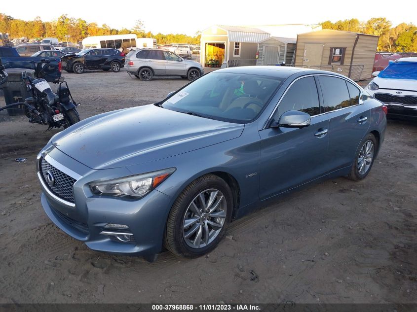 2014 INFINITI Q50 HYBRID PREMIUM - JN1AV7ARXEM702826