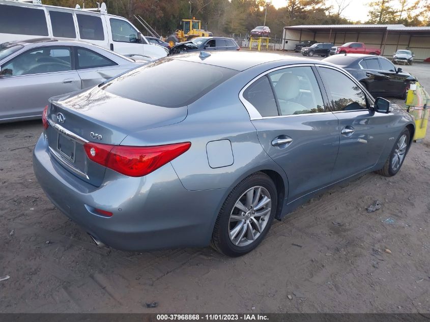 2014 INFINITI Q50 HYBRID PREMIUM - JN1AV7ARXEM702826