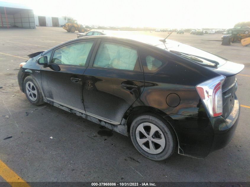 2014 TOYOTA PRIUS THREE - JTDKN3DU1E0382748