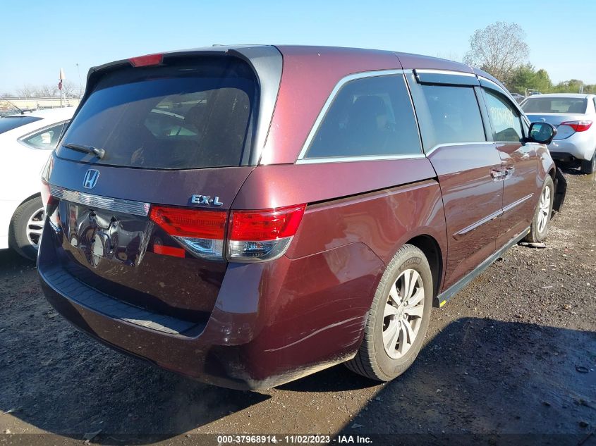 2014 HONDA ODYSSEY EXL - 5FNRL5H61EB100394