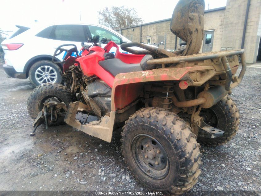 2022 CAN-AM OUTLANDER MAX 570/570 DPS 3JBLMAT46NJ001118