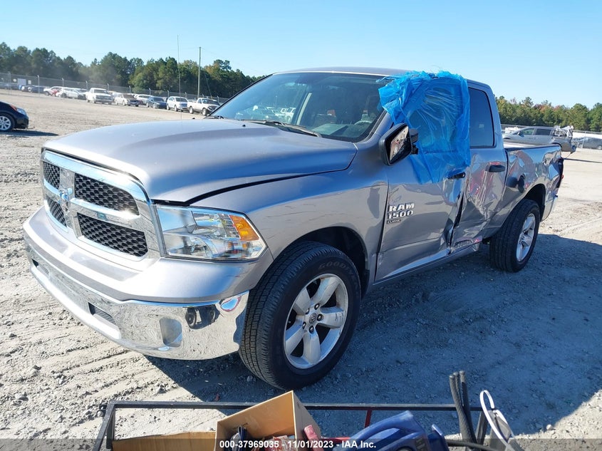 VIN 1C6RR6FG8MS580684 2021 RAM 1500 CLASSIC TRADESMAN  4X2 6\4" BOX