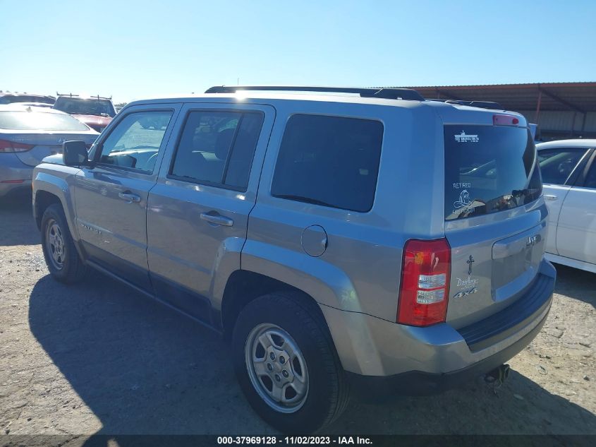 2016 JEEP PATRIOT SPORT - 1C4NJRBB3GD780312