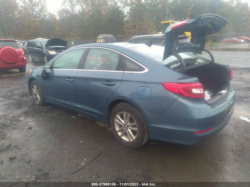 2017 HYUNDAI SONATA 2.4L - 5NPE24AF6HH486032