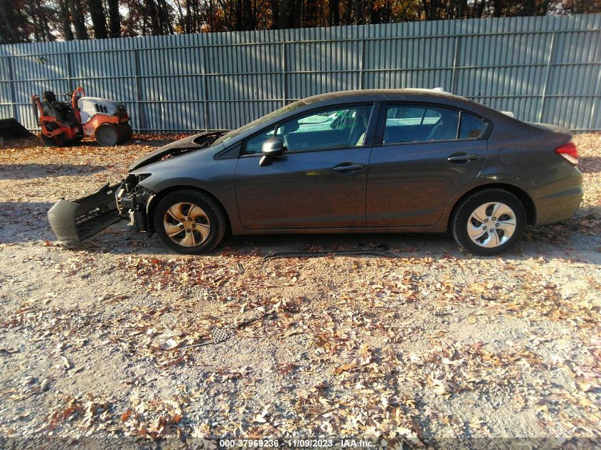 2013 HONDA CIVIC LX - 2HGFB2F52DH581443
