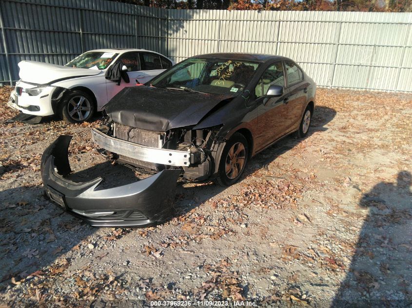 2013 HONDA CIVIC LX - 2HGFB2F52DH581443