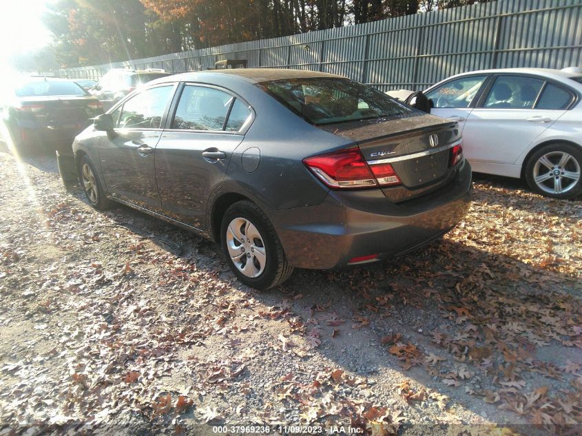 2013 HONDA CIVIC LX - 2HGFB2F52DH581443