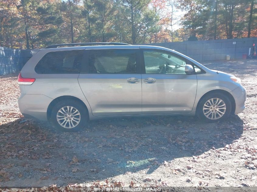 2013 TOYOTA SIENNA XLE V6 8 PASSENGER - 5TDYK3DC7DS331437