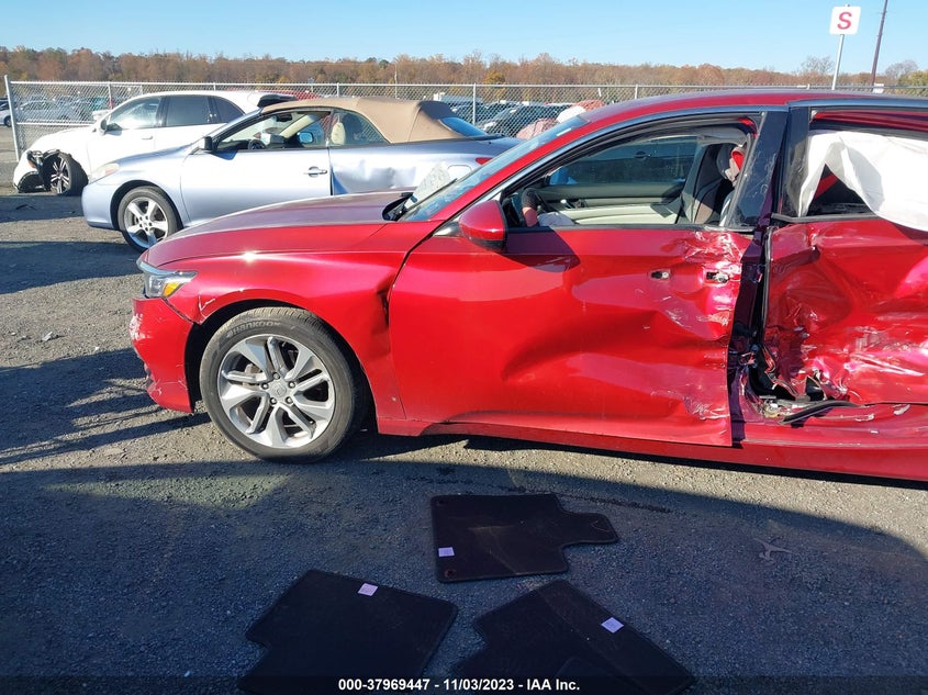 VIN 1HGCV1F19JA075474 2018 HONDA ACCORD LX