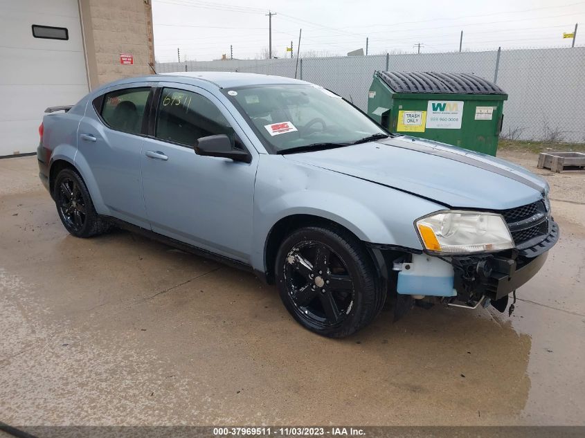 2013 DODGE AVENGER SE - 1C3CDZAB7DN563873