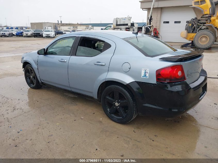 2013 DODGE AVENGER SE - 1C3CDZAB7DN563873