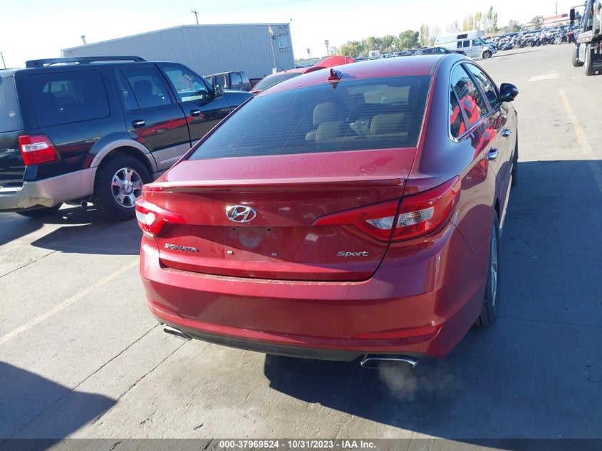 Auction sale of the 2015 HYUNDAI SONATA , vin: 5NPE34AF7FH097877, lot number: 37969524