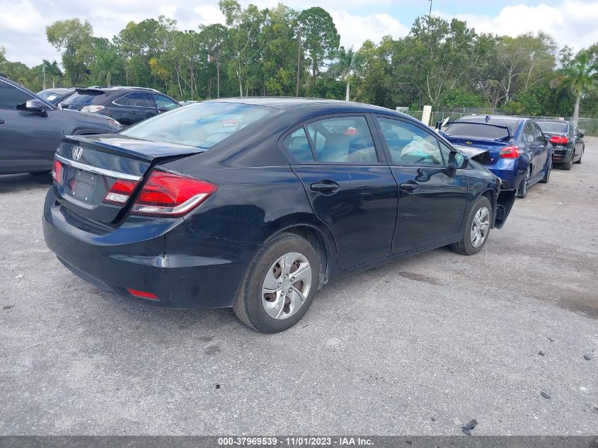 2015 HONDA CIVIC LX - 19XFB2F57FE099841