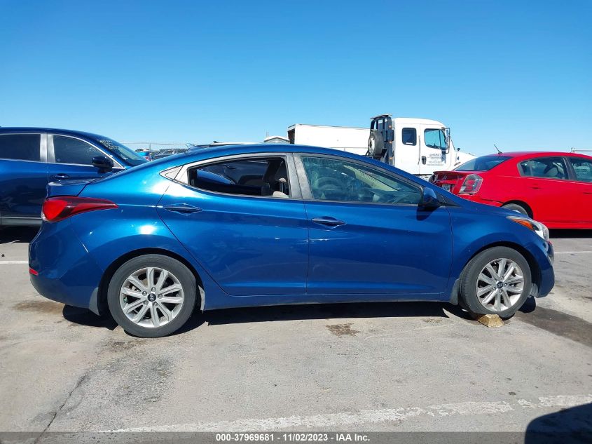 2016 HYUNDAI ELANTRA SE/SPORT/LIMITED - KMHDH4AE1GU491690