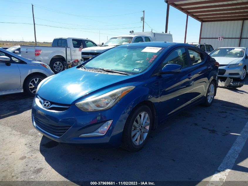 2016 HYUNDAI ELANTRA SE/SPORT/LIMITED - KMHDH4AE1GU491690