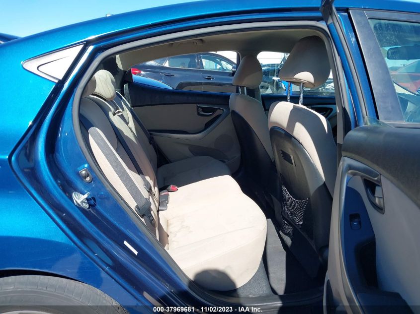 2016 HYUNDAI ELANTRA SE/SPORT/LIMITED - KMHDH4AE1GU491690
