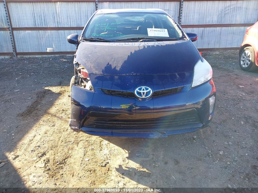 2014 TOYOTA PRIUS FOUR/FIVE/THREE/ONE/TWO - JTDKN3DU6E1741764