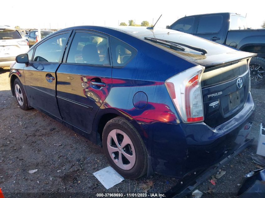 2014 TOYOTA PRIUS FOUR/FIVE/THREE/ONE/TWO - JTDKN3DU6E1741764