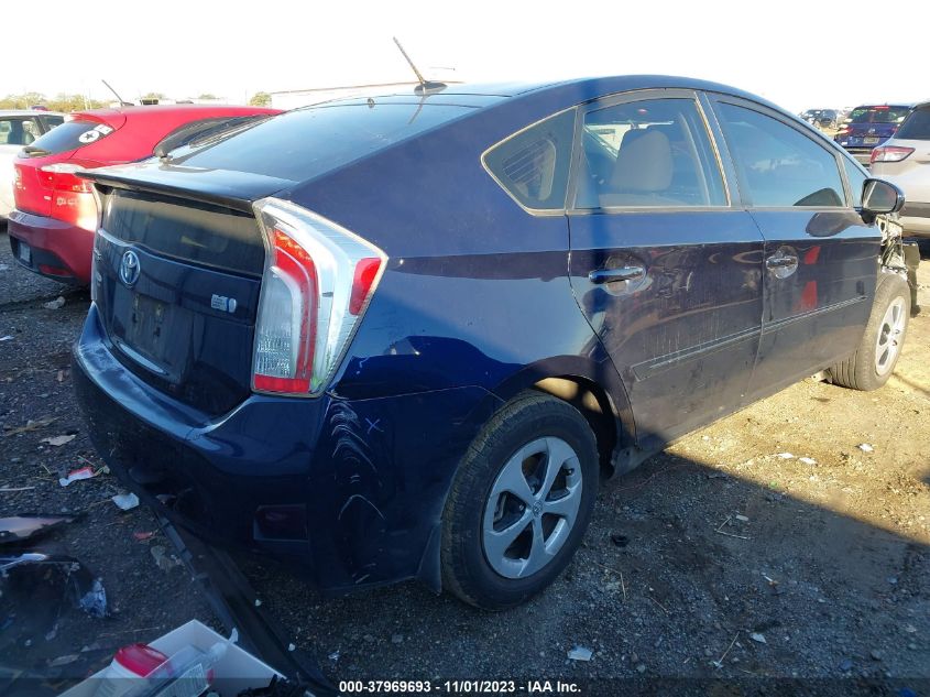 2014 TOYOTA PRIUS FOUR/FIVE/THREE/ONE/TWO - JTDKN3DU6E1741764