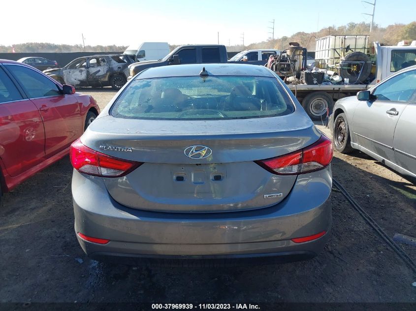 2014 HYUNDAI ELANTRA LIMITED - 5NPDH4AE9EH470842