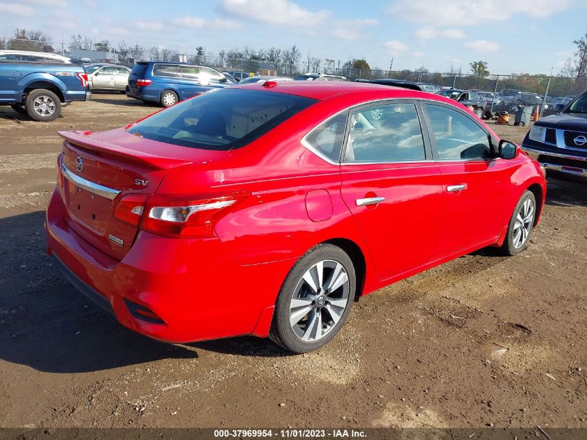 2019 NISSAN SENTRA SV - 3N1AB7APXKY254670