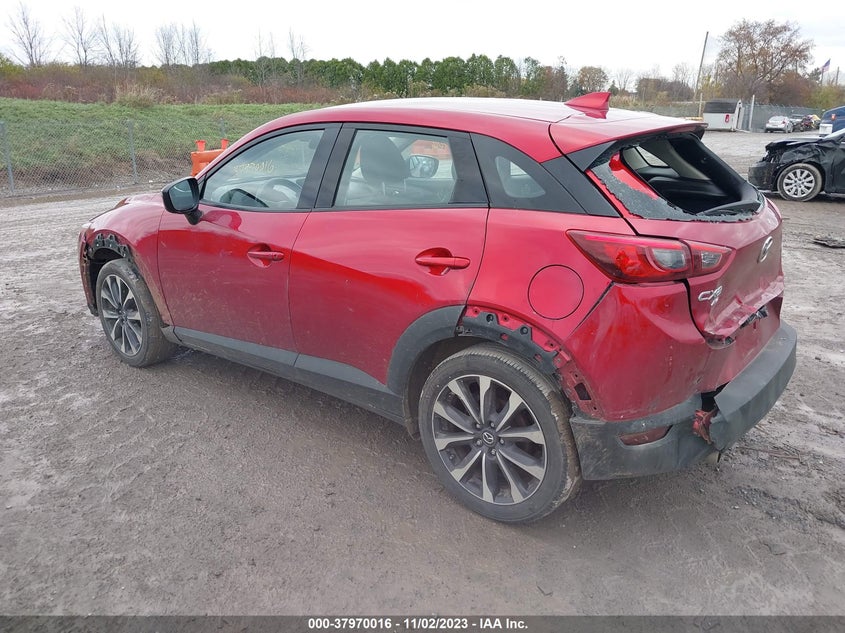 VIN JM1DKFC78K0449422 2019 MAZDA CX-3 TOURING