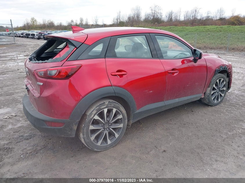 VIN JM1DKFC78K0449422 2019 MAZDA CX-3 TOURING