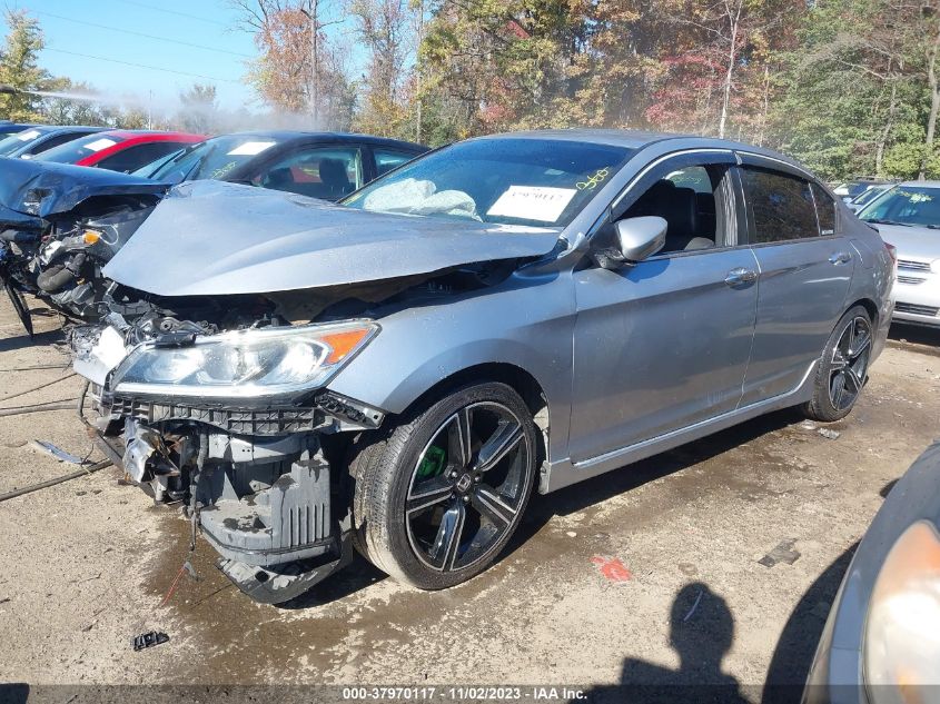 2017 HONDA ACCORD SEDAN SPORT - 1HGCR2F50HA070655