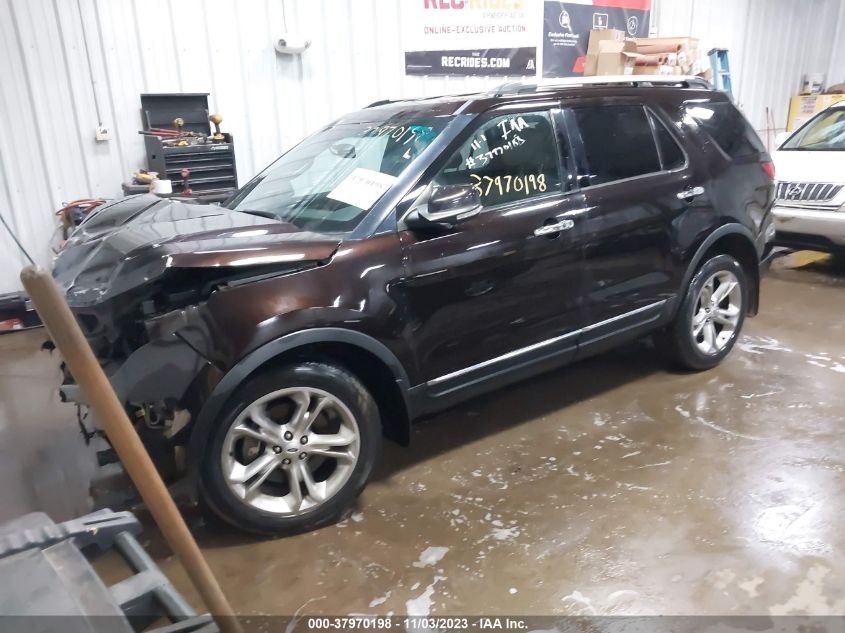 2013 FORD EXPLORER LIMITED - 1FM5K8F8XDGB58396