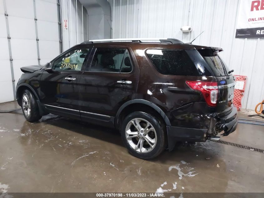 2013 FORD EXPLORER LIMITED - 1FM5K8F8XDGB58396