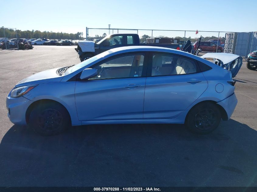 2014 HYUNDAI ACCENT GLS - KMHCT4AE1EU696014