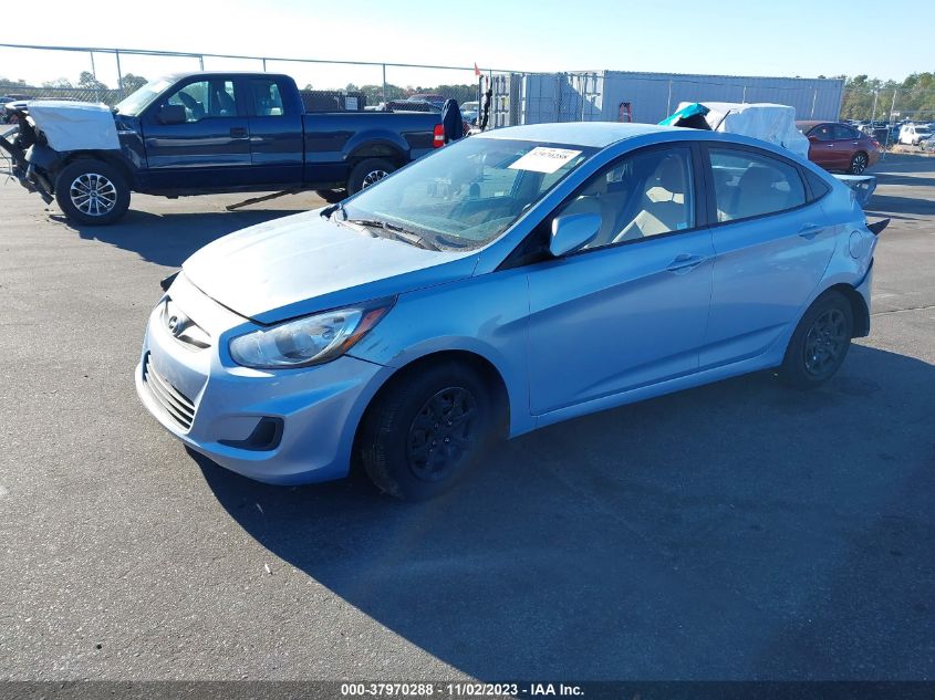 2014 HYUNDAI ACCENT GLS - KMHCT4AE1EU696014