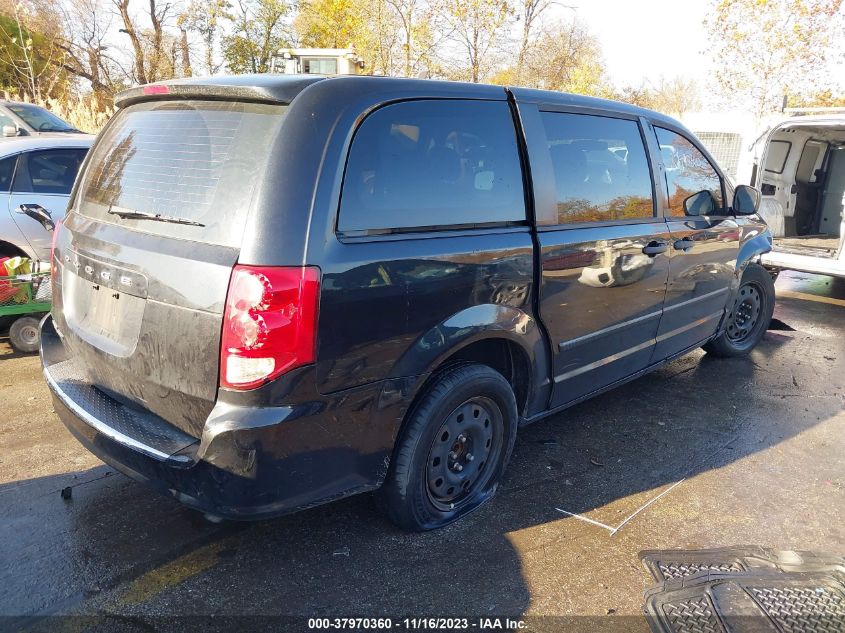 2014 DODGE GRAND CARAVAN AVP/SE - 2C4RDGBG1ER105559