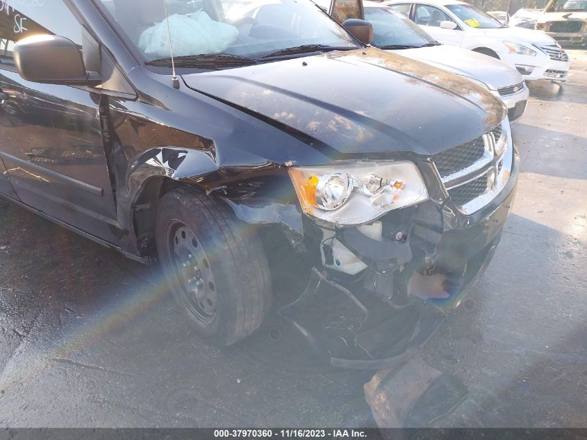 2014 DODGE GRAND CARAVAN AVP/SE - 2C4RDGBG1ER105559