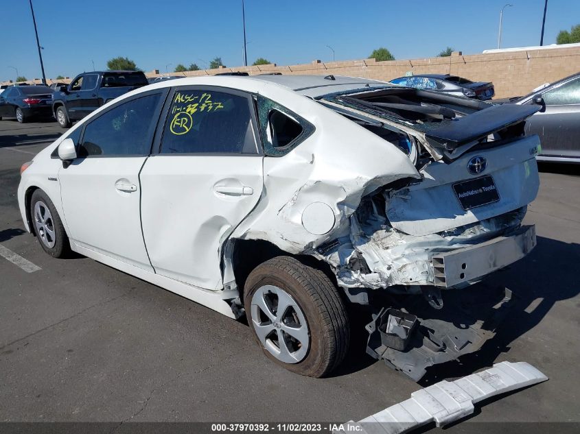 2014 TOYOTA PRIUS FOUR/FIVE/THREE/ONE/TWO - JTDKN3DU5E1747765