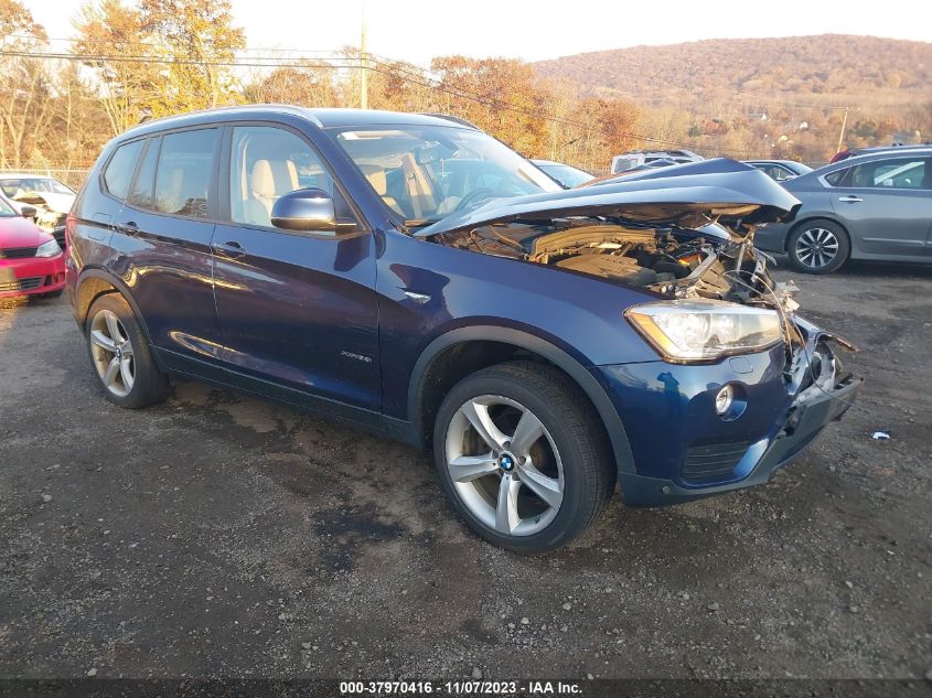 2017 BMW X3 XDRIVE28I - 5UXWX9C3XH0T18783