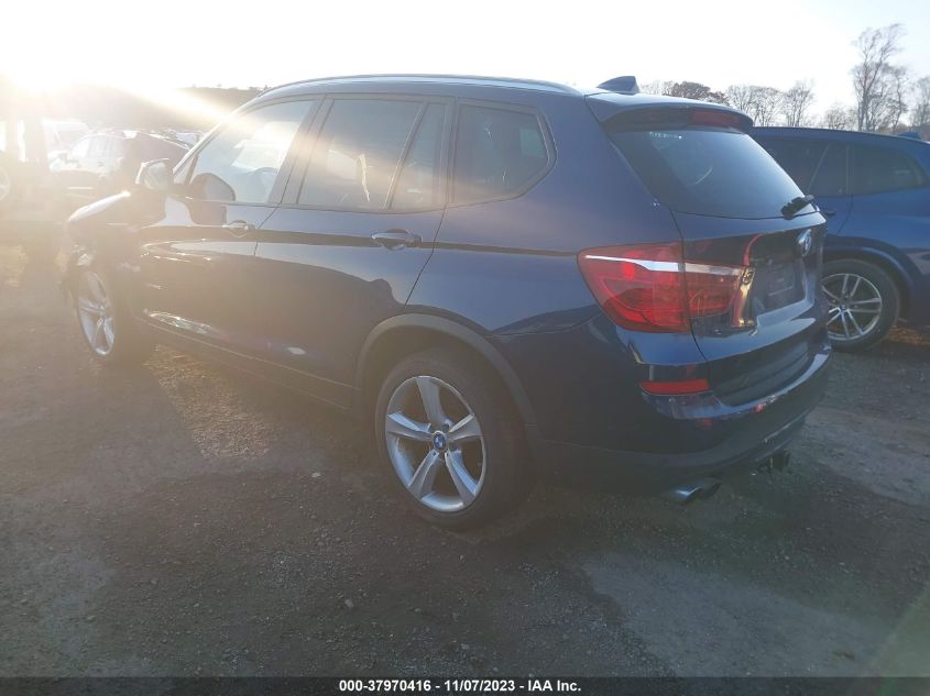 2017 BMW X3 XDRIVE28I - 5UXWX9C3XH0T18783