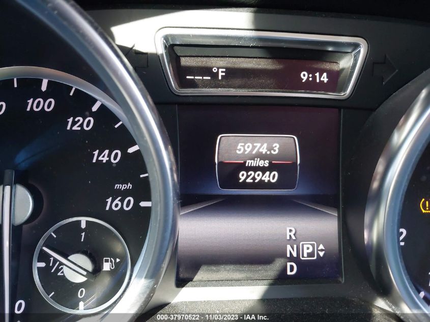 2015 MERCEDES-BENZ ML 350 4JGDA5JB1FA534683
