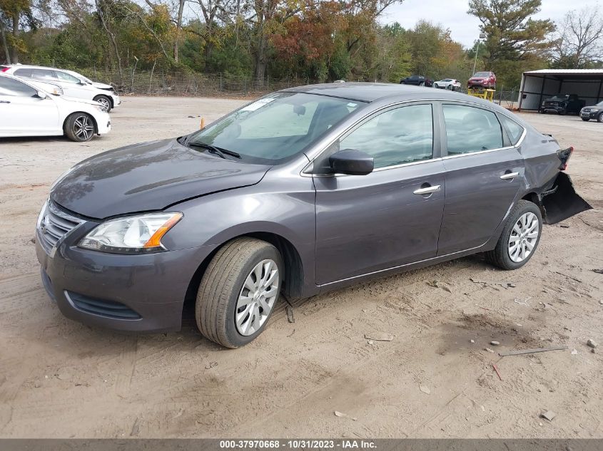 2015 NISSAN SENTRA S/SV/SR/SL - 3N1AB7AP8FL662863