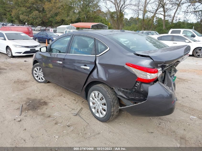 2015 NISSAN SENTRA S/SV/SR/SL - 3N1AB7AP8FL662863