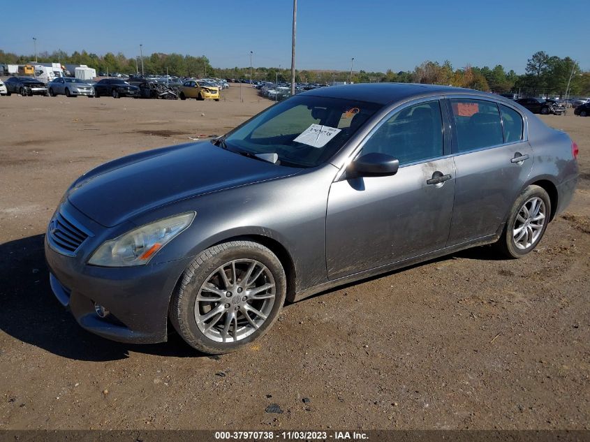 2013 INFINITI G37X - JN1CV6AR8DM760743