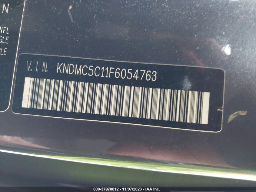 2015 KIA SEDONA EX - KNDMC5C11F6054763