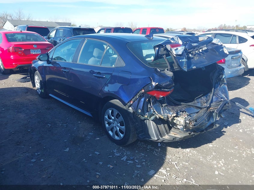 VIN 5YFEPRAE3LP018146 2020 TOYOTA COROLLA LE